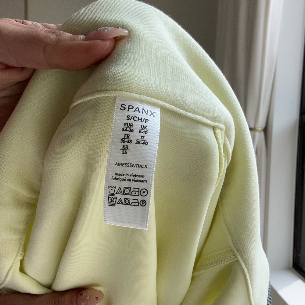 SPANX Air Essentials yellow Half-Zip Pullover - image 4
